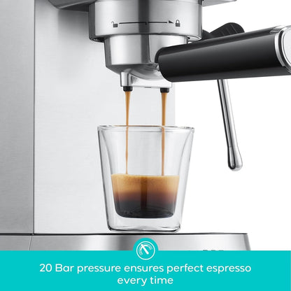 Machine à expresso CASABREWS CM5418 20 bars avec buse vapeur et mousseur à lait