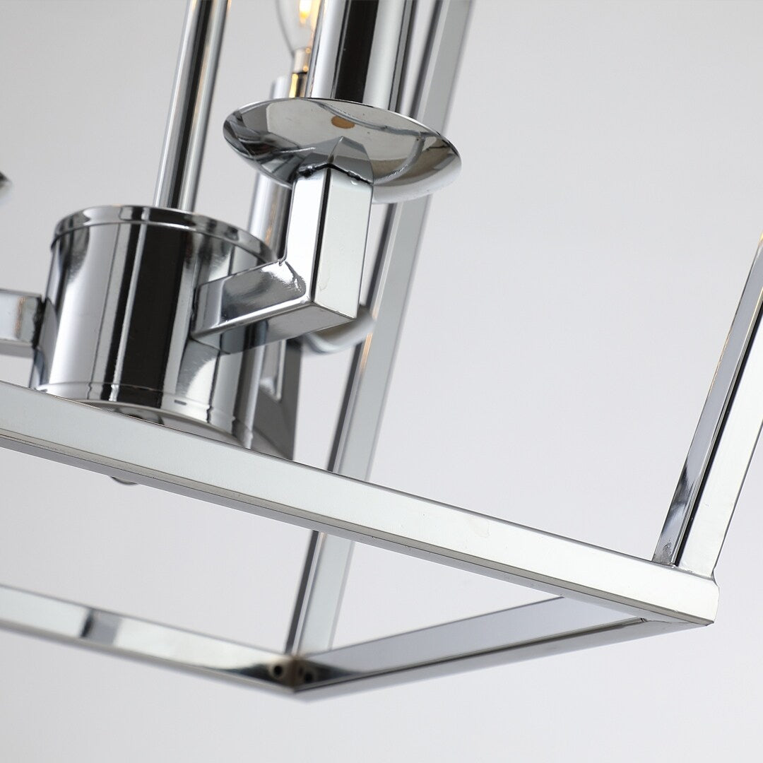 Suspension style lanterne à bougie pour escalier ou îlot de cuisine, lustre cage ouverte - Non applicable