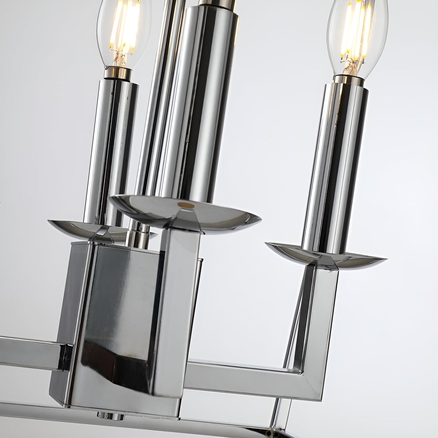 Suspension style lanterne à bougie pour escalier ou îlot de cuisine, lustre cage ouverte - Non applicable