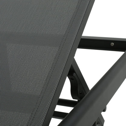 Chaises longues d'extérieur en aluminium Cape Coral (lot de 2) par Christopher Knight Home - 77,56 cm (P) x 25,20 cm (L) x 11,80 cm (H)