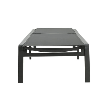 Chaises longues d'extérieur en aluminium Cape Coral (lot de 2) par Christopher Knight Home - 77,56 cm (P) x 25,20 cm (L) x 11,80 cm (H)