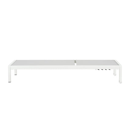 Chaises longues d'extérieur en aluminium Cape Coral (lot de 2) par Christopher Knight Home - 77,56 cm (P) x 25,20 cm (L) x 11,80 cm (H)