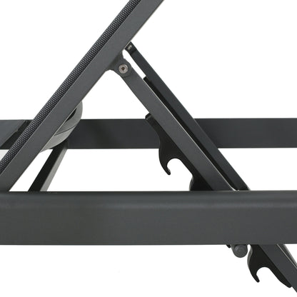 Chaises longues d'extérieur en aluminium Cape Coral (lot de 2) par Christopher Knight Home - 77,56 cm (P) x 25,20 cm (L) x 11,80 cm (H)