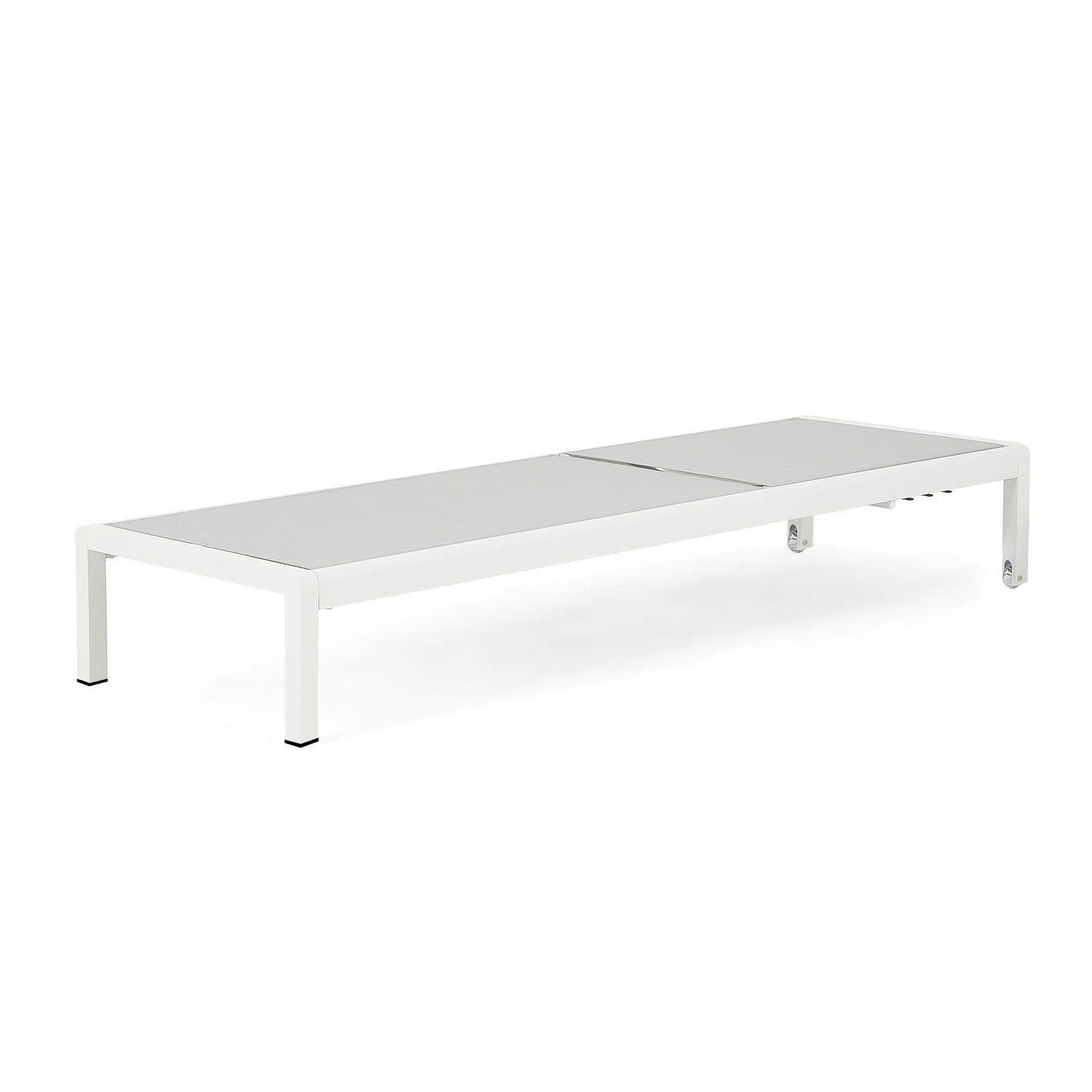 Chaises longues d'extérieur en aluminium Cape Coral (lot de 2) par Christopher Knight Home - 77,56 cm (P) x 25,20 cm (L) x 11,80 cm (H)