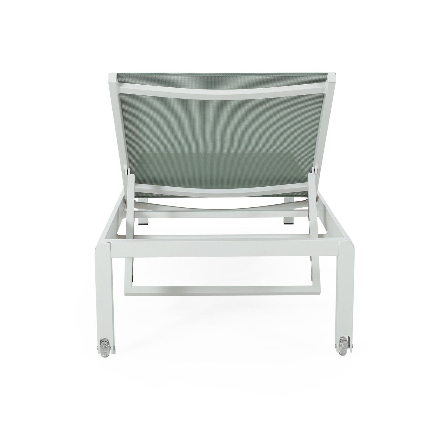 Chaises longues d'extérieur en aluminium Cape Coral (lot de 2) par Christopher Knight Home - 77,56 cm (P) x 25,20 cm (L) x 11,80 cm (H)