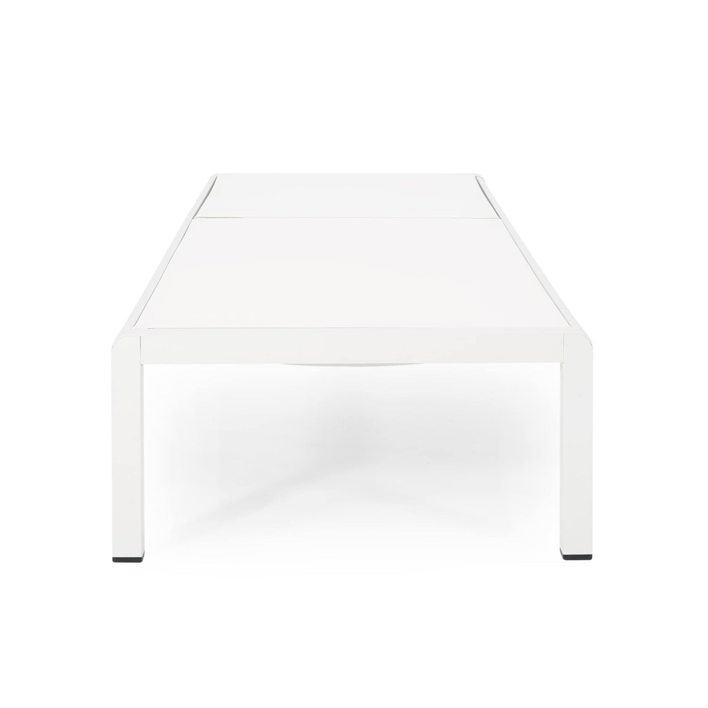 Chaises longues d'extérieur en aluminium Cape Coral (lot de 2) par Christopher Knight Home - 77,56 cm (P) x 25,20 cm (L) x 11,80 cm (H)