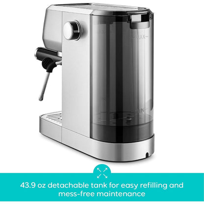 Machine à expresso professionnelle Casabrews 3700E 20 bars avec mousseur à lait - Non disponible