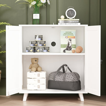 Bac à litière pour chat, niche pour chat, table d'appoint, armoire à porte, bibliothèque