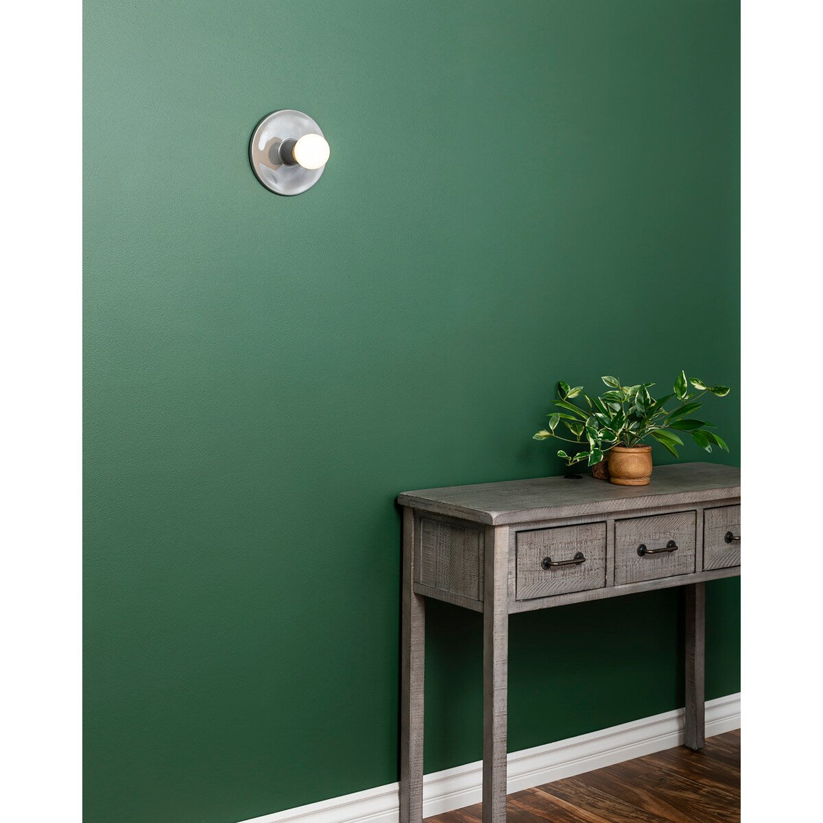 Applique murale en céramique en forme de disque