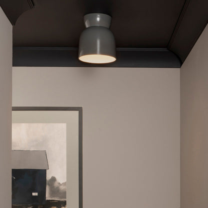 Plafonnier en céramique en forme de sablier