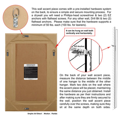 Miroir mural rectangulaire biseauté à perles de champagne - Transparent