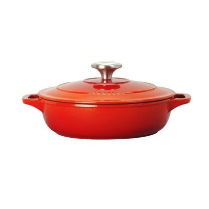 Cocotte Chasseur en fonte émaillée avec couvercle, 1,4 litre, rouge