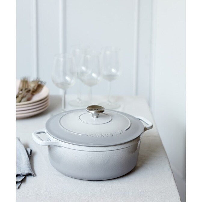 Cocotte ronde en fonte émaillée Chasseur, 4,2 litres