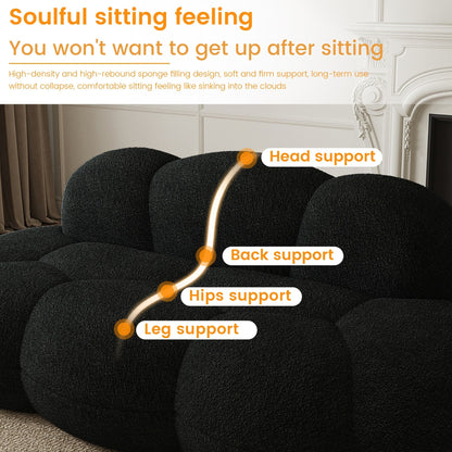 Canapés en forme de nuage pour salon, canapé compressé moderne et confortable, canapé de détente en forme de nuage pour chambre, appartement