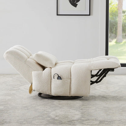 Fauteuil inclinable électrique Cole pivotant avec soutien lombaire