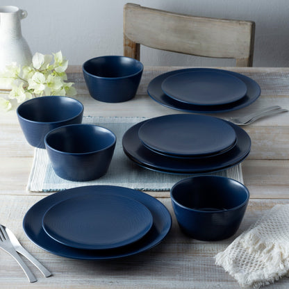 Service de table Noritake Colorscapes Swirl 12 pièces, pour 4 personnes