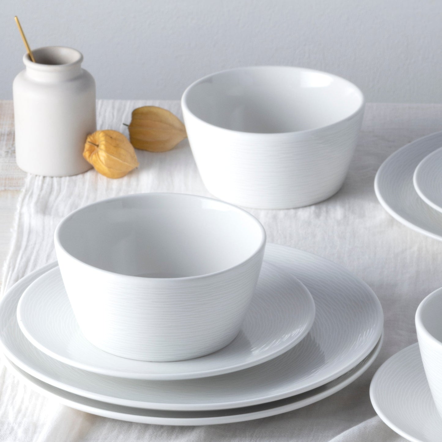 Service de table Noritake Colorscapes Swirl 12 pièces, pour 4 personnes