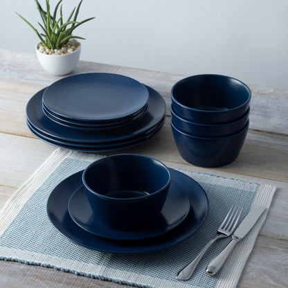 Service de table Noritake Colorscapes Swirl 12 pièces, pour 4 personnes