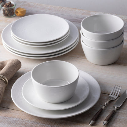 Service de table Noritake Colorscapes Swirl 12 pièces, pour 4 personnes