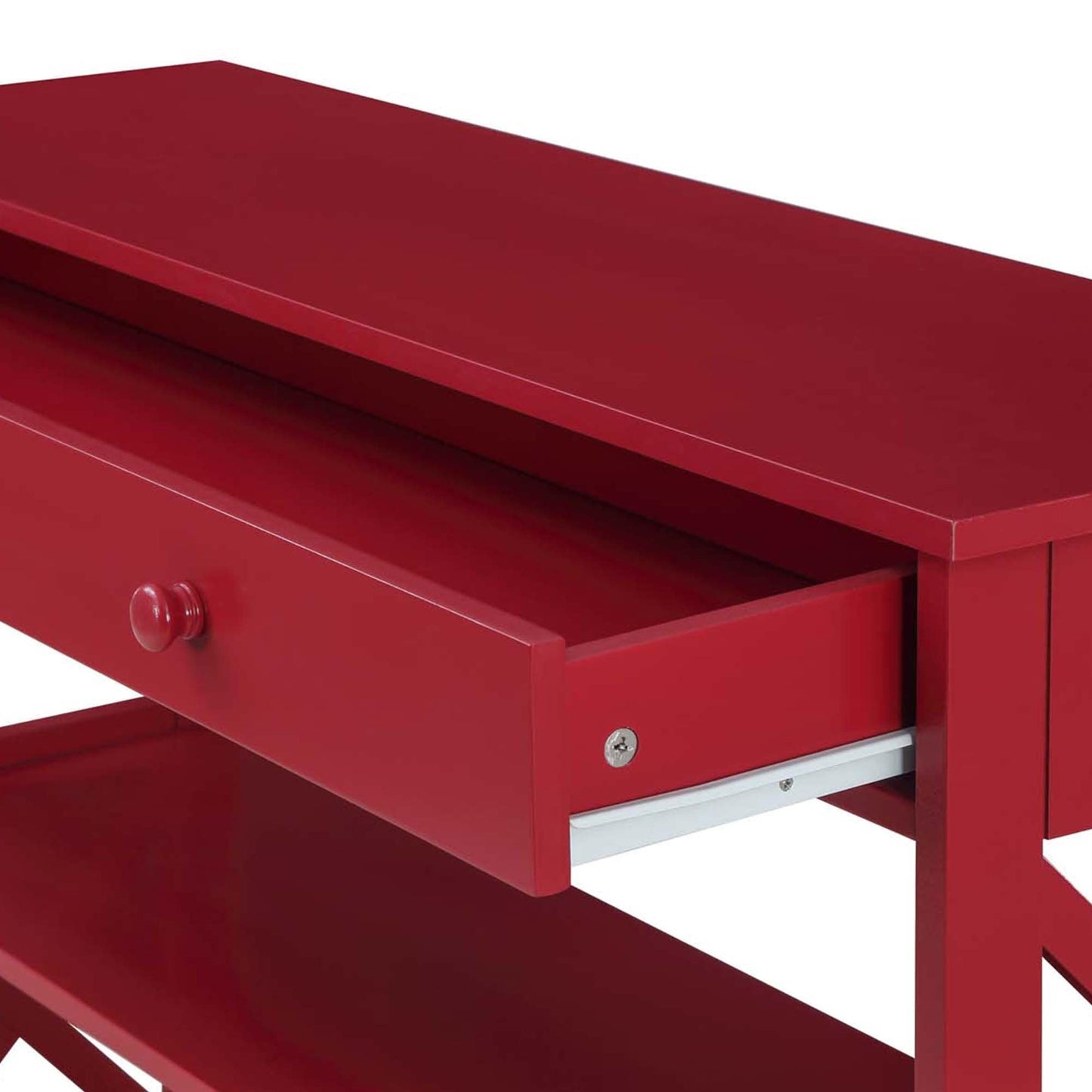 Console Oxford à 1 tiroir avec étagères de Convenience Concepts