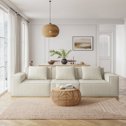 Canapé-lit convertible en bloc de tofu