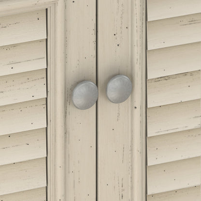 Armoire de rangement Fairview avec portes et étagères de Bush Furniture - 80,5 cm (L) x 32,4 cm (l) x 78 cm (H)