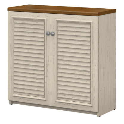 Armoire de rangement Fairview avec portes et étagères de Bush Furniture - 80,5 cm (L) x 32,4 cm (l) x 78 cm (H)