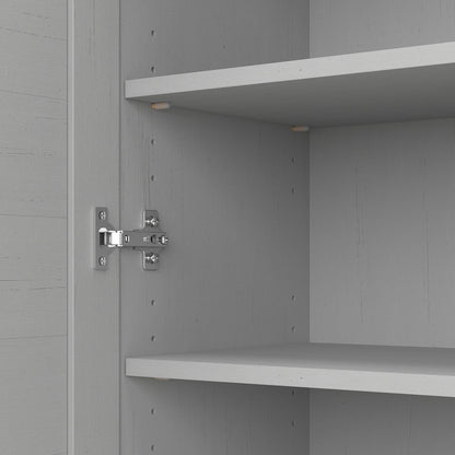 Armoire de rangement Fairview avec portes et étagères de Bush Furniture - 80,5 cm (L) x 32,4 cm (l) x 78 cm (H)