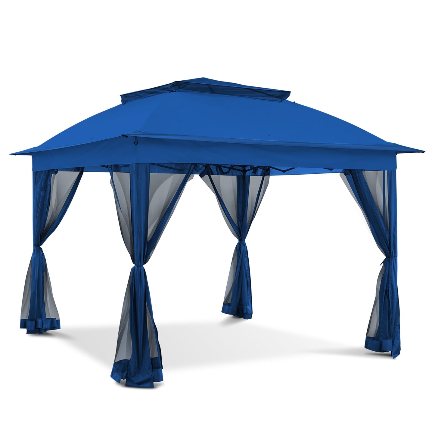 Gazebo pliant en acier Cozywor 11 pi x 11 pi avec moustiquaire