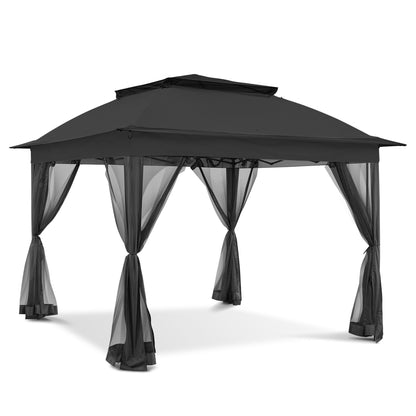 Gazebo pliant en acier Cozywor 11 pi x 11 pi avec moustiquaire