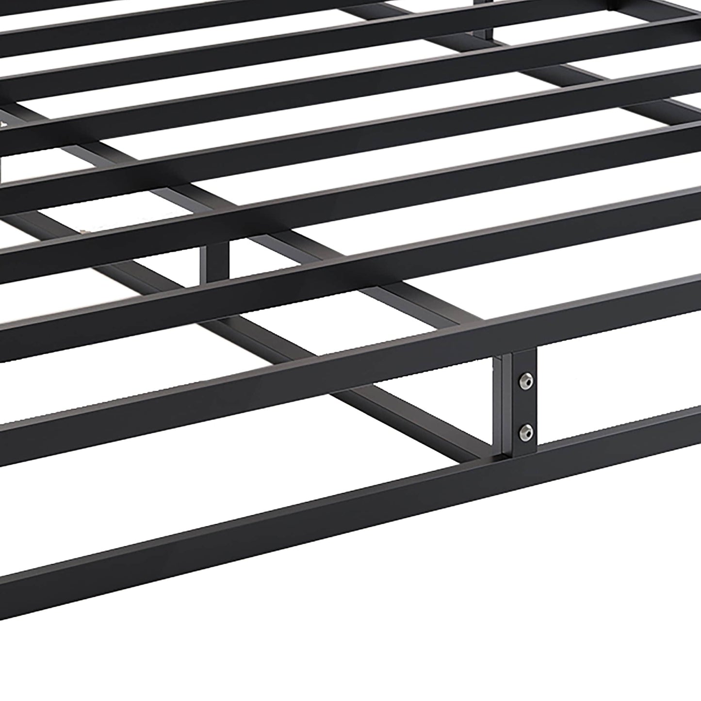 Sommier métallique CraftPorch de 12,7 cm (5 pouces) avec housse en lin gris chaud