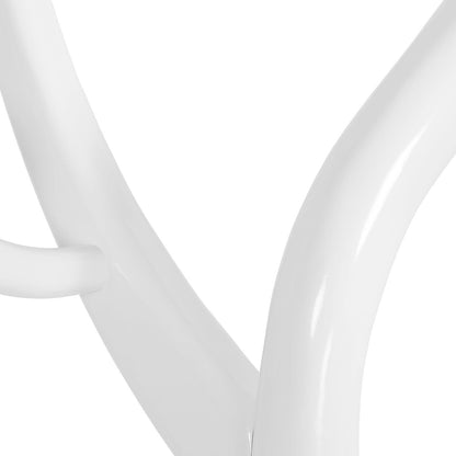 Porte-manteau autoportant en bois d'hévéa avec 8 crochets - 24,5 cm (L) x 70,87 cm (H)