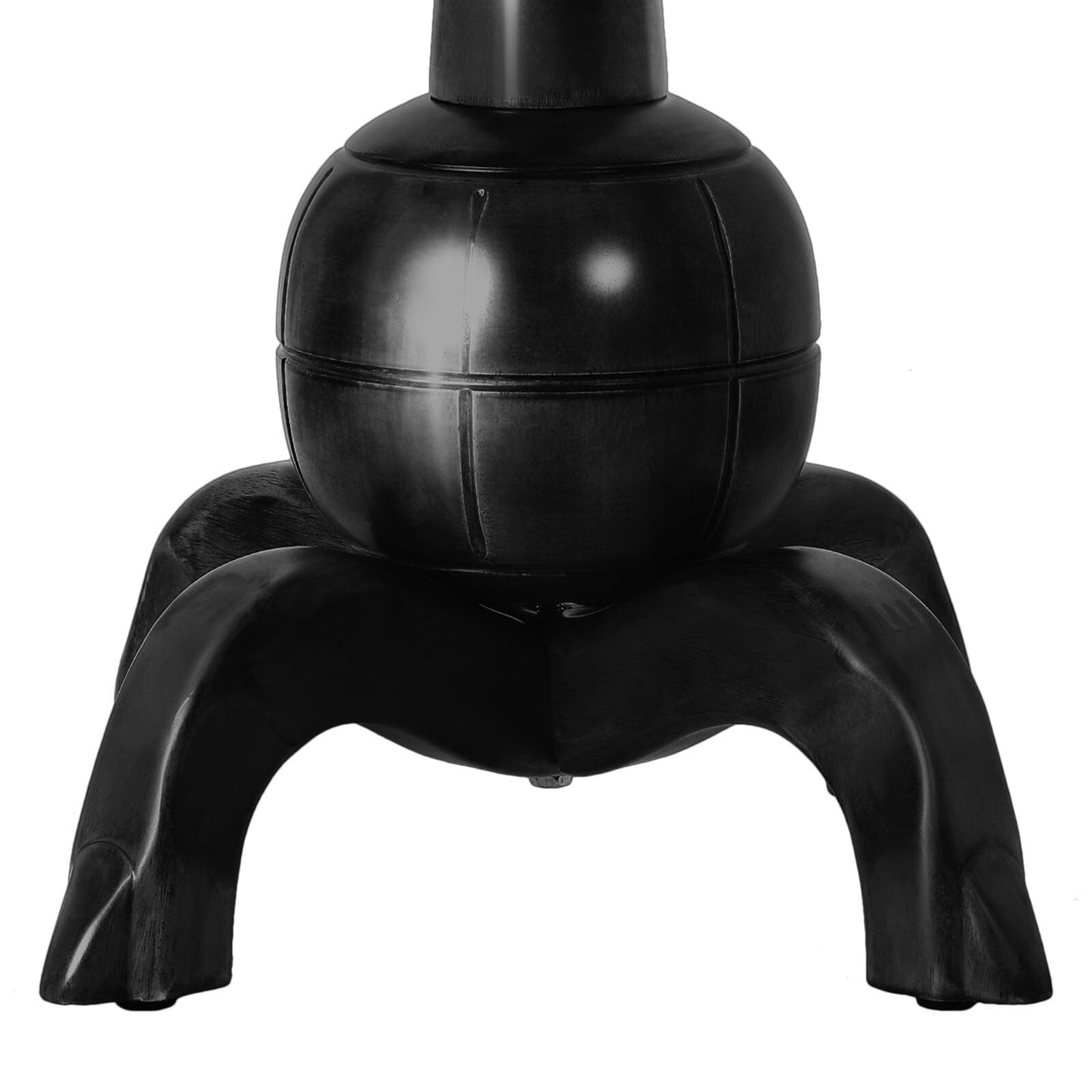 Porte-manteau autoportant en bois d'hévéa avec 8 crochets - 24,5 cm (L) x 70,87 cm (H)