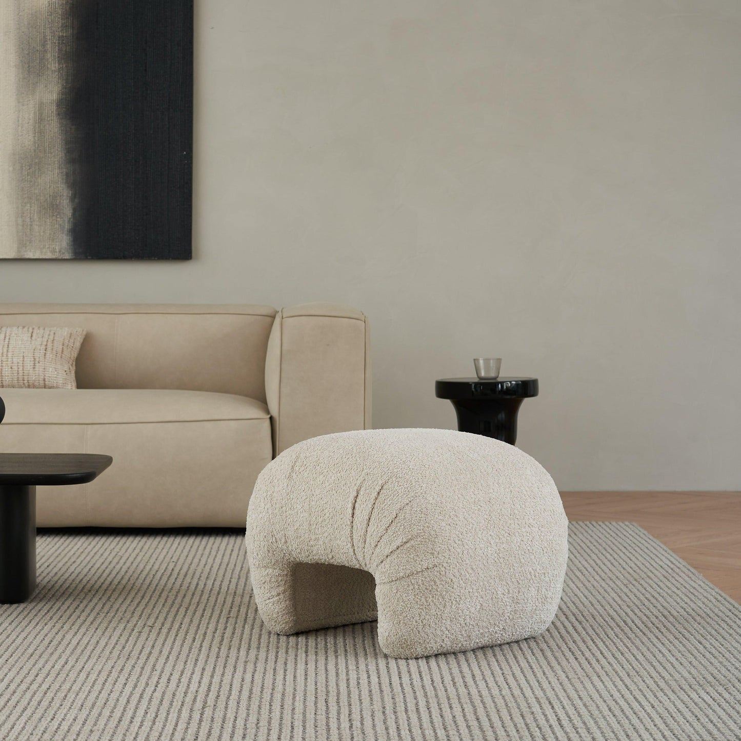 Repose-pieds en croissant