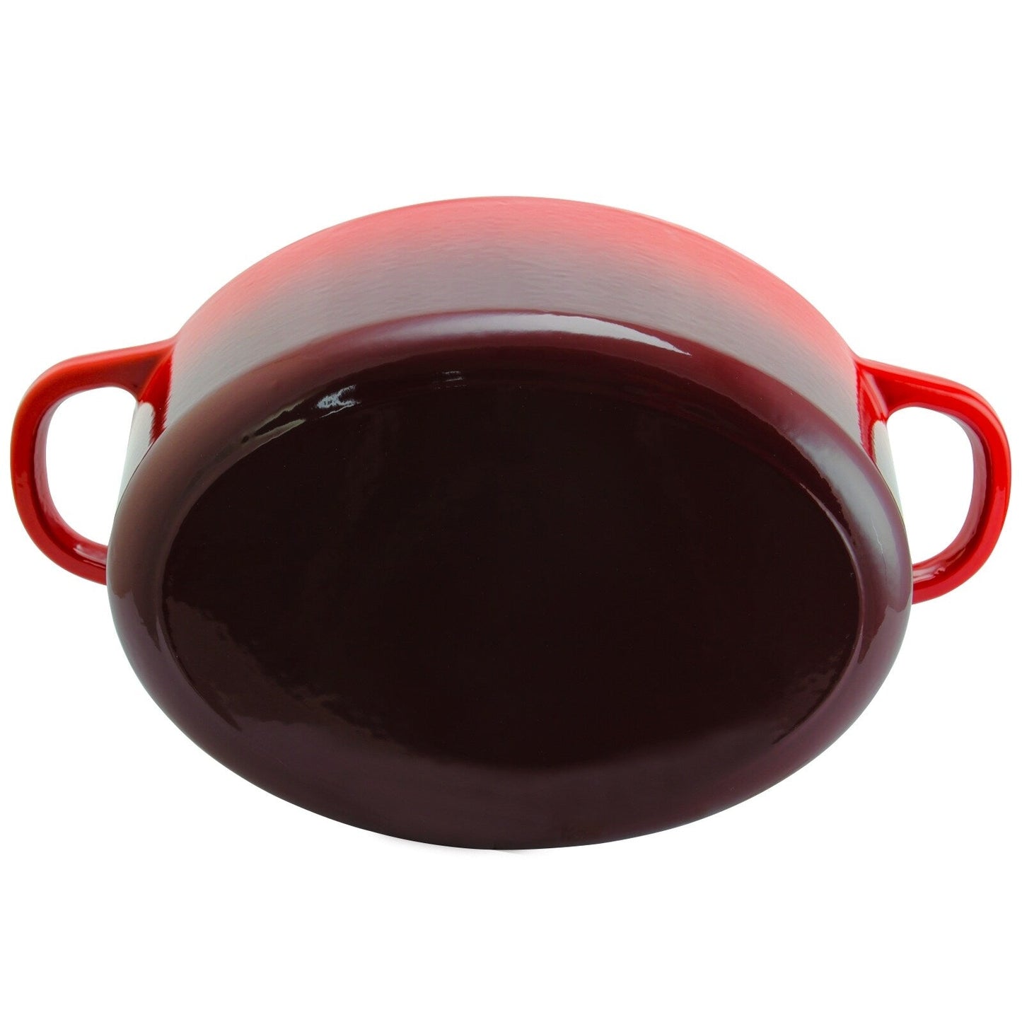 Cocotte ovale en fonte émaillée Crock Pot Artisan de 7 pintes, couleur rouge écarlate