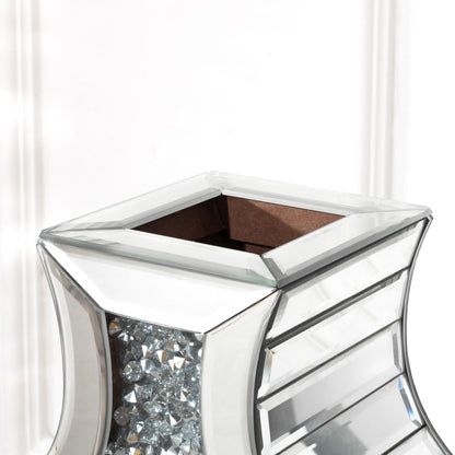 Grand vase de sol en diamants broyés