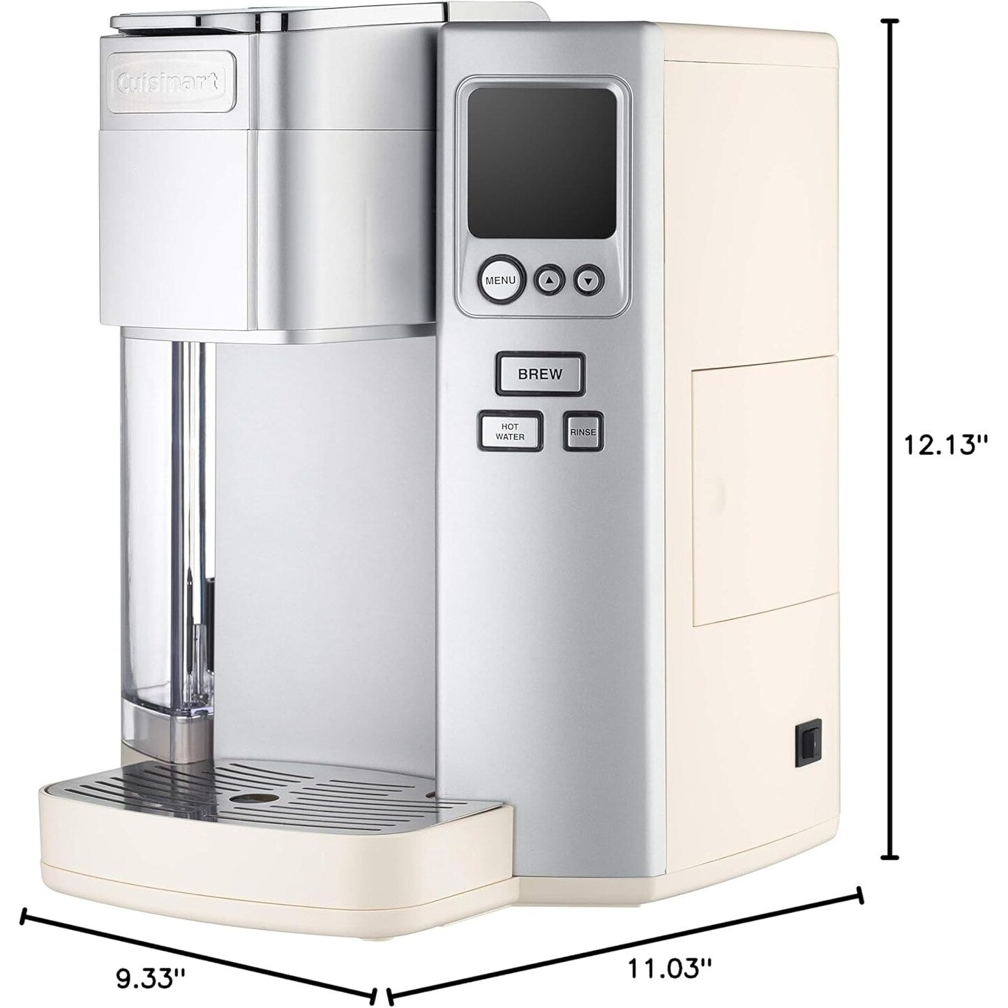 Cafetière Cuisinart à portion individuelle, 2,1 L (72 oz), programmable, acier