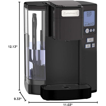 Cafetière Cuisinart à portion individuelle, 2,1 L (72 oz), programmable, acier
