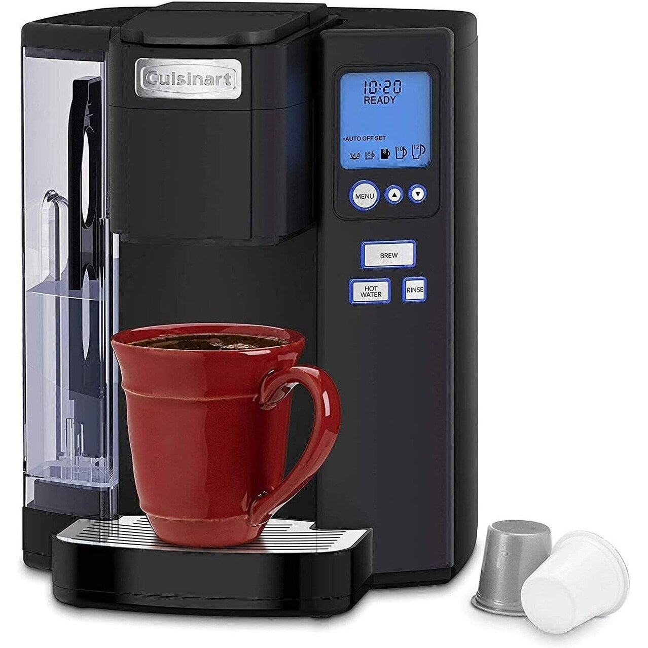 Cafetière Cuisinart à portion individuelle, 2,1 L (72 oz), programmable, acier