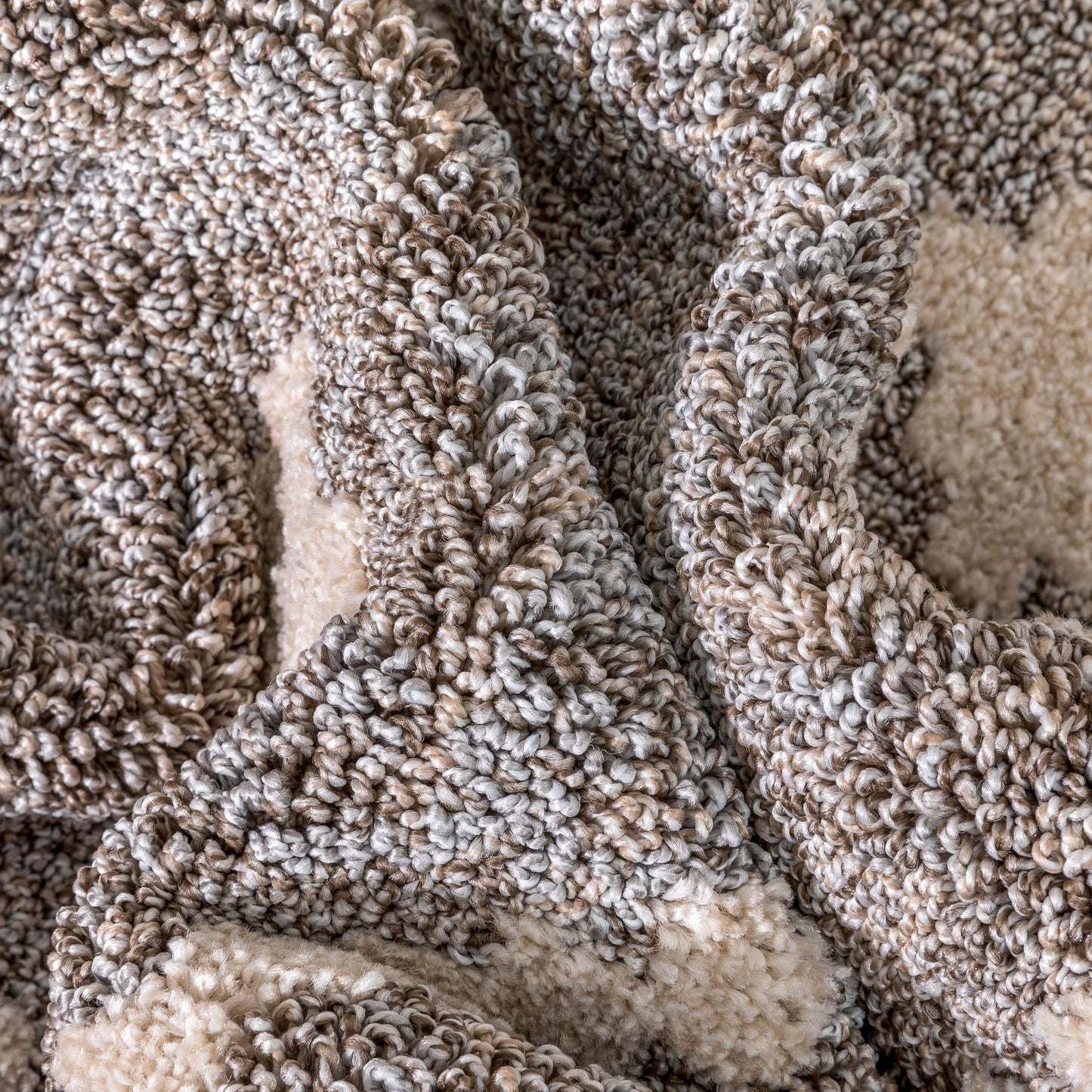 Tapis de couloir/escalier moderne Harlow Trellis sur mesure