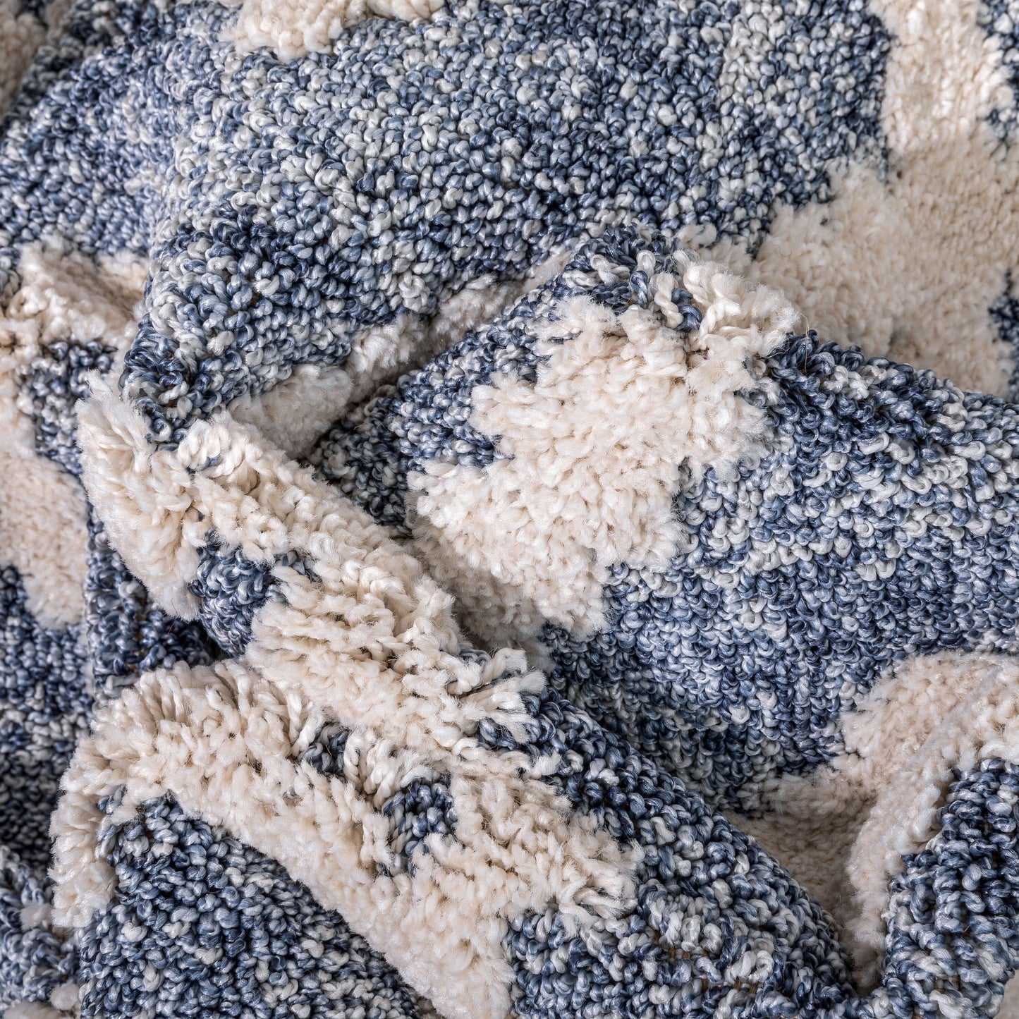 Tapis de couloir/escalier moderne Harlow Trellis sur mesure