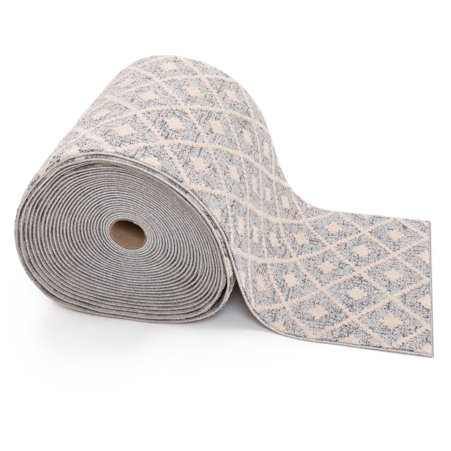 Tapis de couloir/escalier moderne Harlow Trellis sur mesure