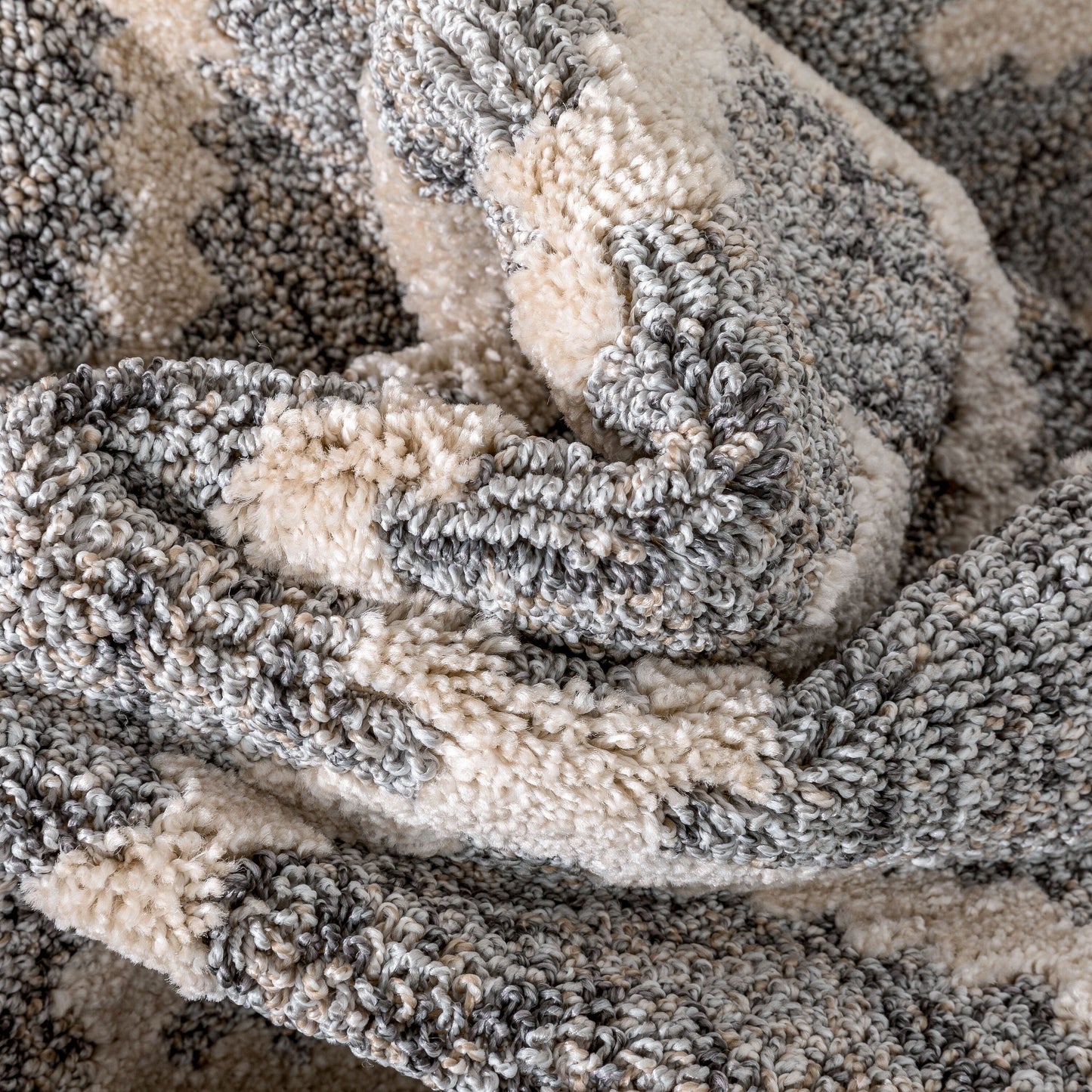 Tapis de couloir/escalier moderne Harlow Trellis sur mesure