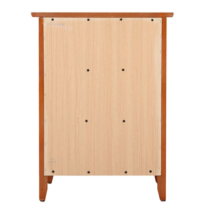 Table de chevet Daniel à 3 tiroirs, style transitionnel, en bois