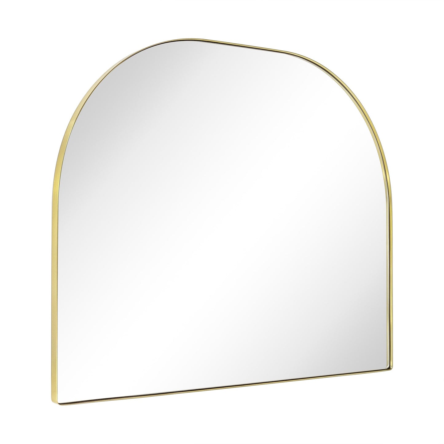 Miroir arqué grand format TEHOME Dezerae pour cheminée, 101,6 cm (L) x 81,3 cm (H)