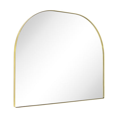 Miroir arqué grand format TEHOME Dezerae pour cheminée, 101,6 cm (L) x 81,3 cm (H)
