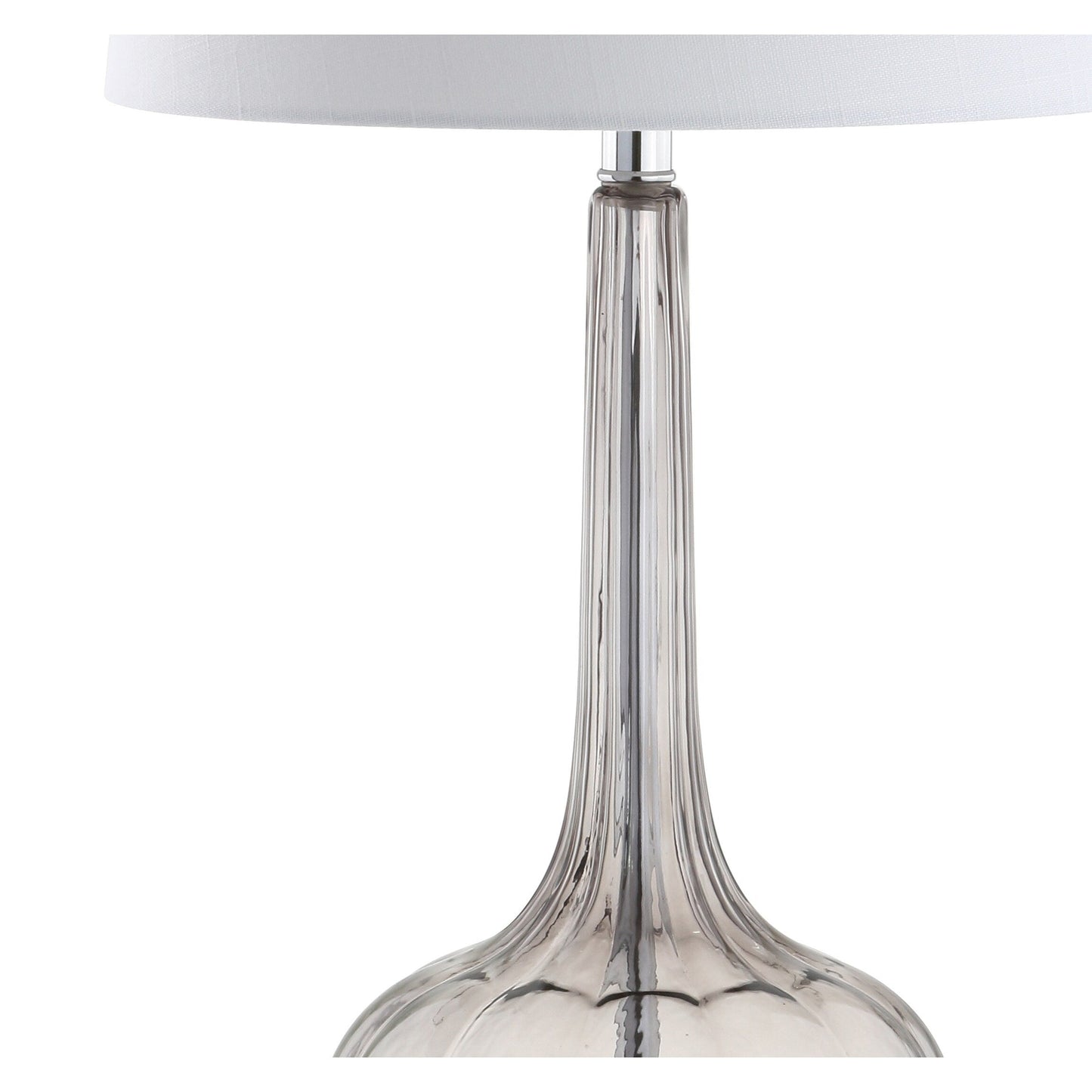 Lampe de table LED Diamante 28,5 en verre en forme de larme, rose (lot de 2) par JONATHAN Y