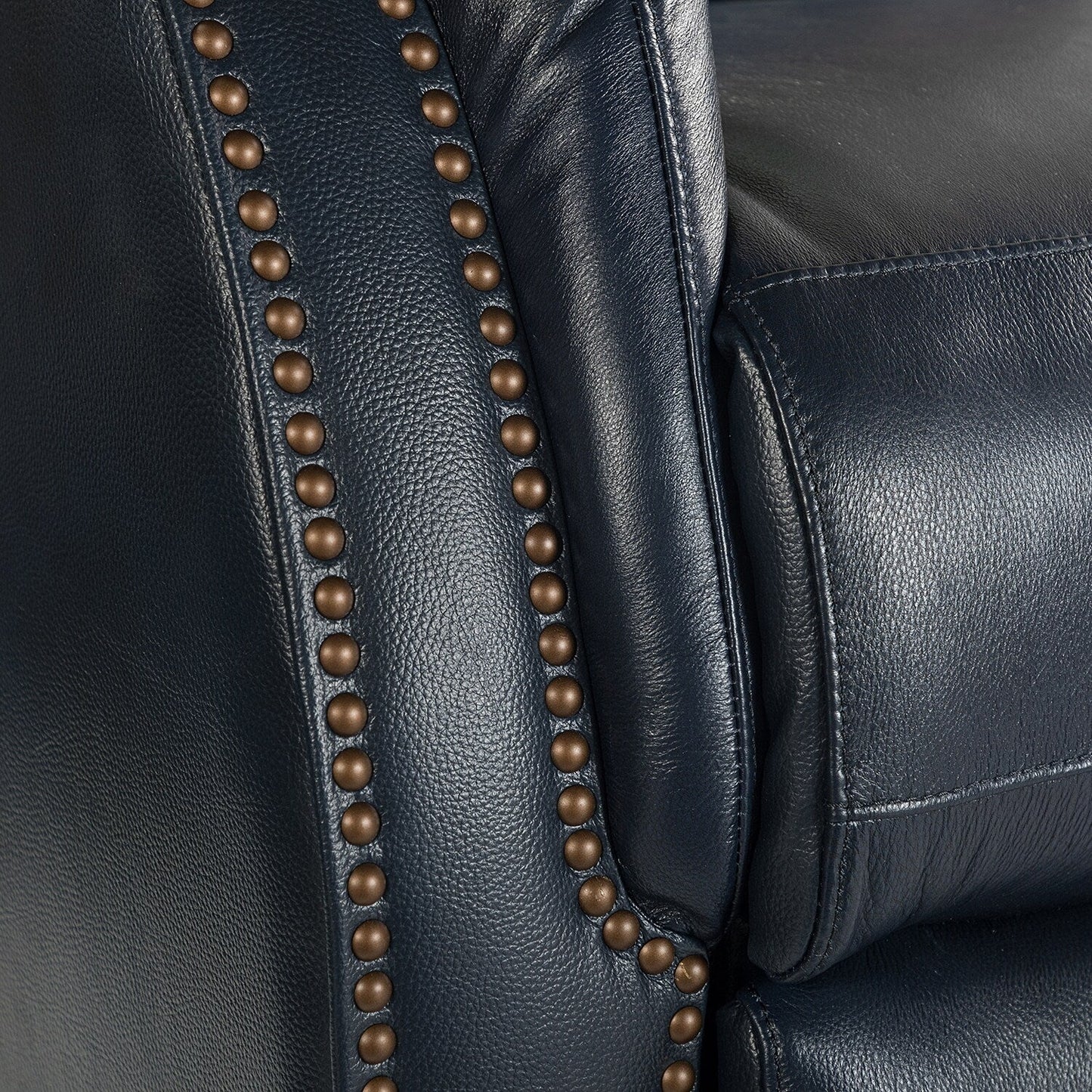 Fauteuil inclinable électrique Eduardo en cuir véritable avec port USB (lot de 2)