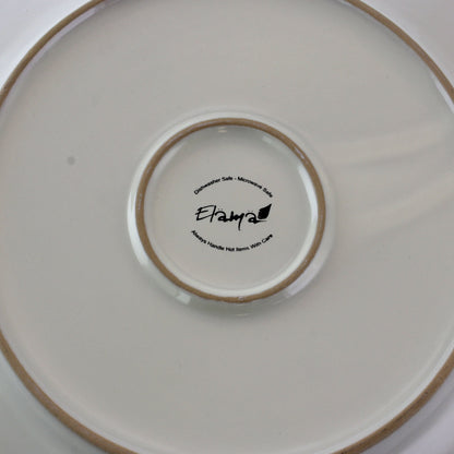 Service de table 16 pièces Elama Marketplace Favorites en blanc gaufré