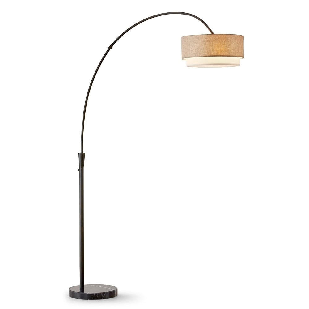 Lampadaire arqué Carson Carrington Flam de 81 pouces